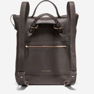 Cole Haan Grand Ambition Small Convertible Luxe Backpack (Dark Chocolate)
